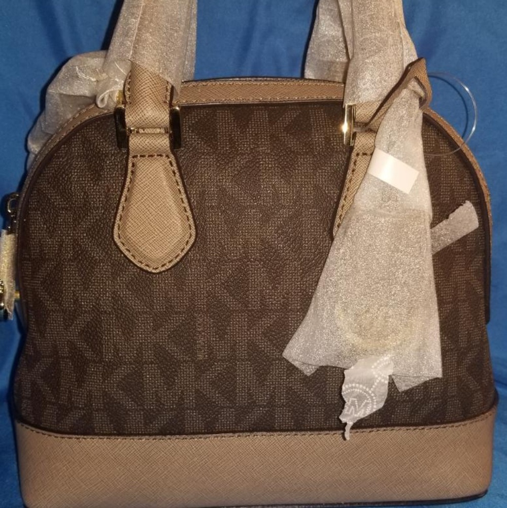 Authentic Michael Kors Smythe Dome Satchel